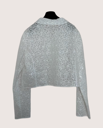 Chanel 24S Camellia Sequin Jacket
