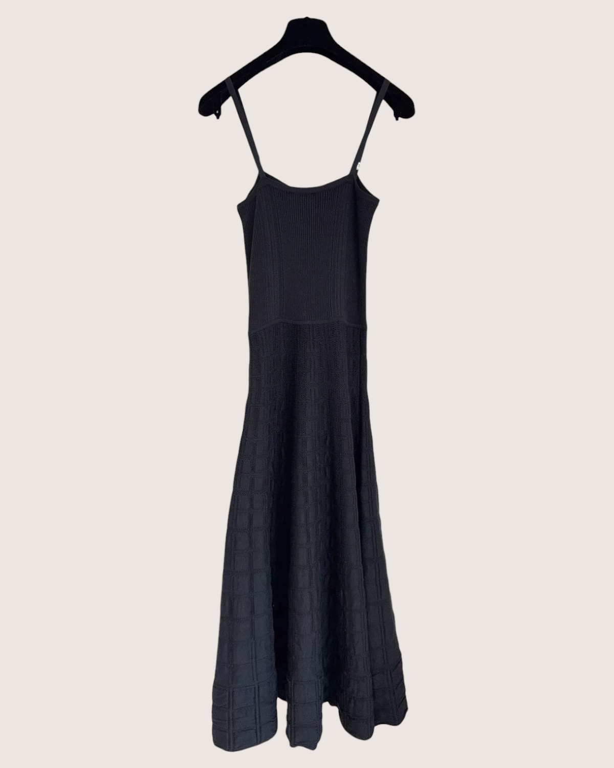 Chanel 25B Bow Mid-Length Dress Black FR 34