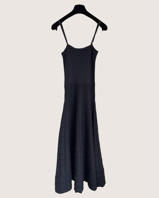 Chanel 25B Bow Mid-Length Dress - Black, view 2