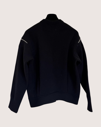 Chanel 25C Zipper Shoulders Cashmere Jacket