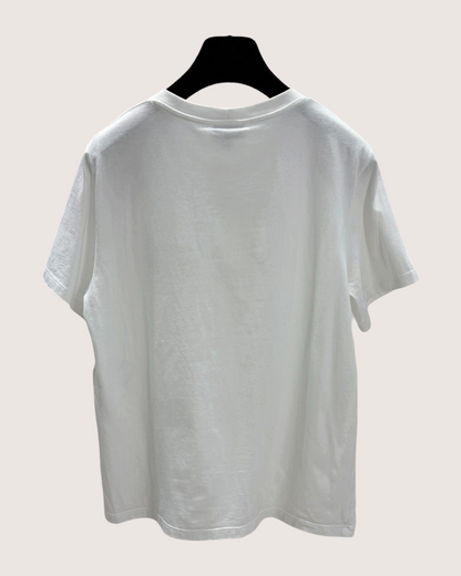 Chanel 24A Sequin T-Shirt White, Multicolor FR 38