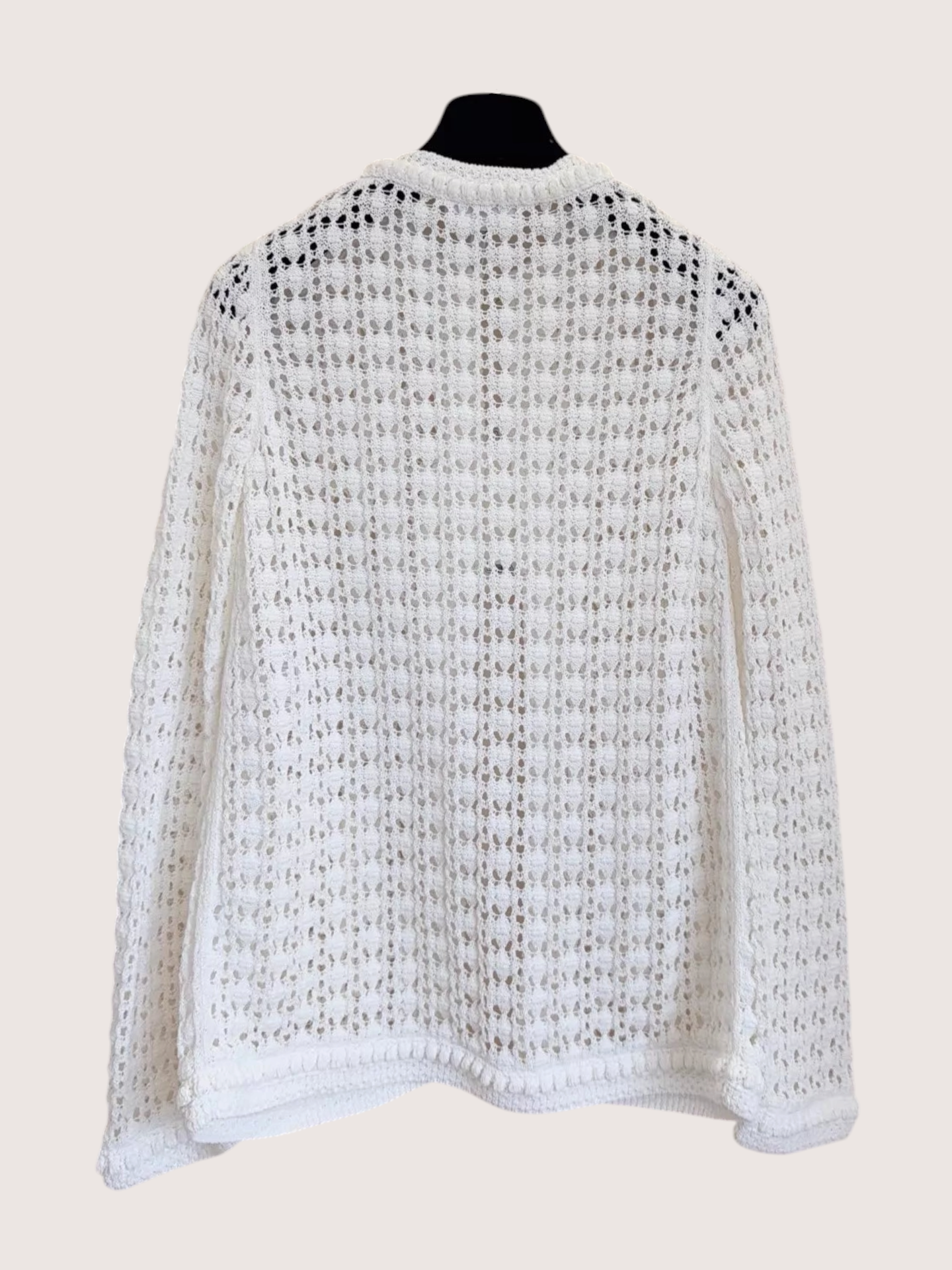 Chanel 26C Crochet Openwork Cardigan
