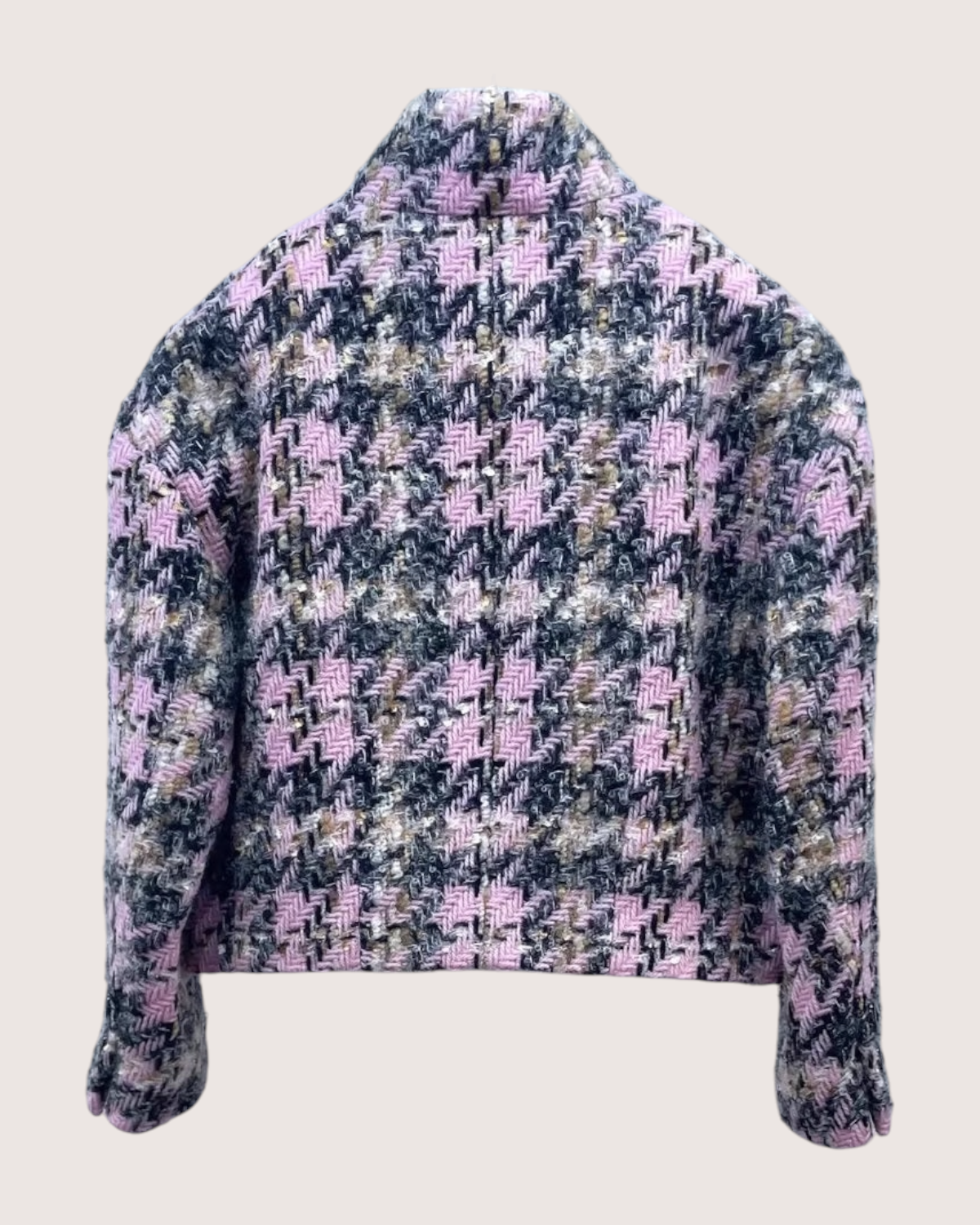 Chanel 24K Tweed Jacket Pink, Grey, Multicolor FR 38