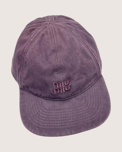 Miu Miu Logo Baseball Cap
