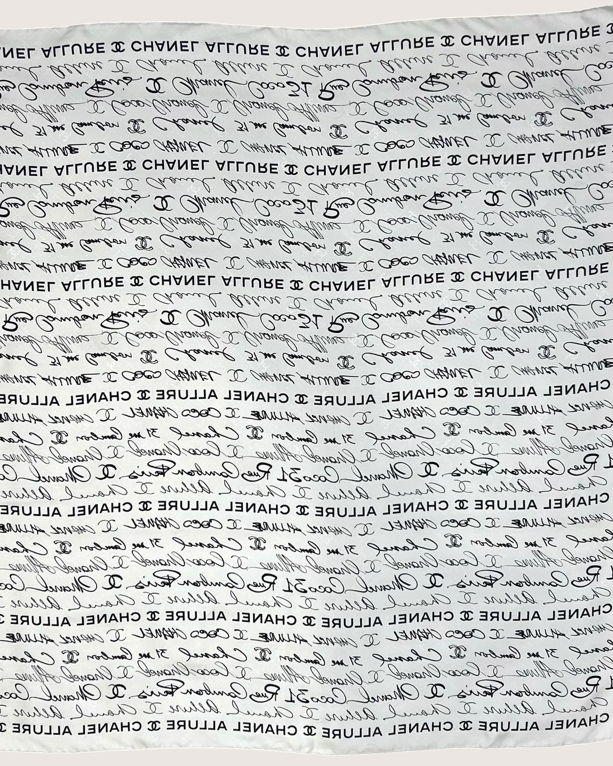 Chanel 23S Monogram Logo Silk Scarf - view 2