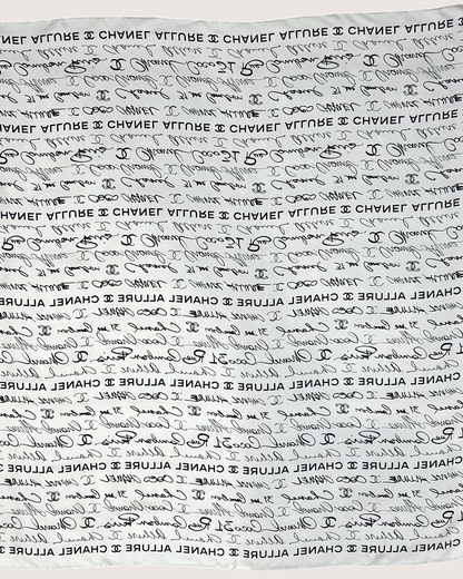 Chanel 23S Monogram Logo Silk Scarf - view 2