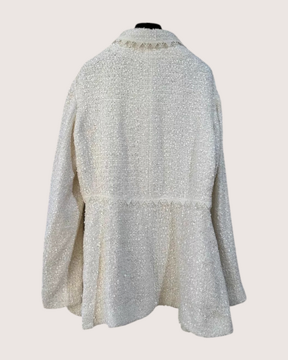 Chanel 24S Sequin Tweed Jacket Dress