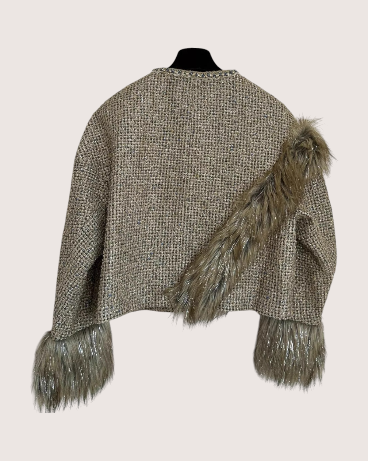 Chanel 21A Fringe Tweed Jacket