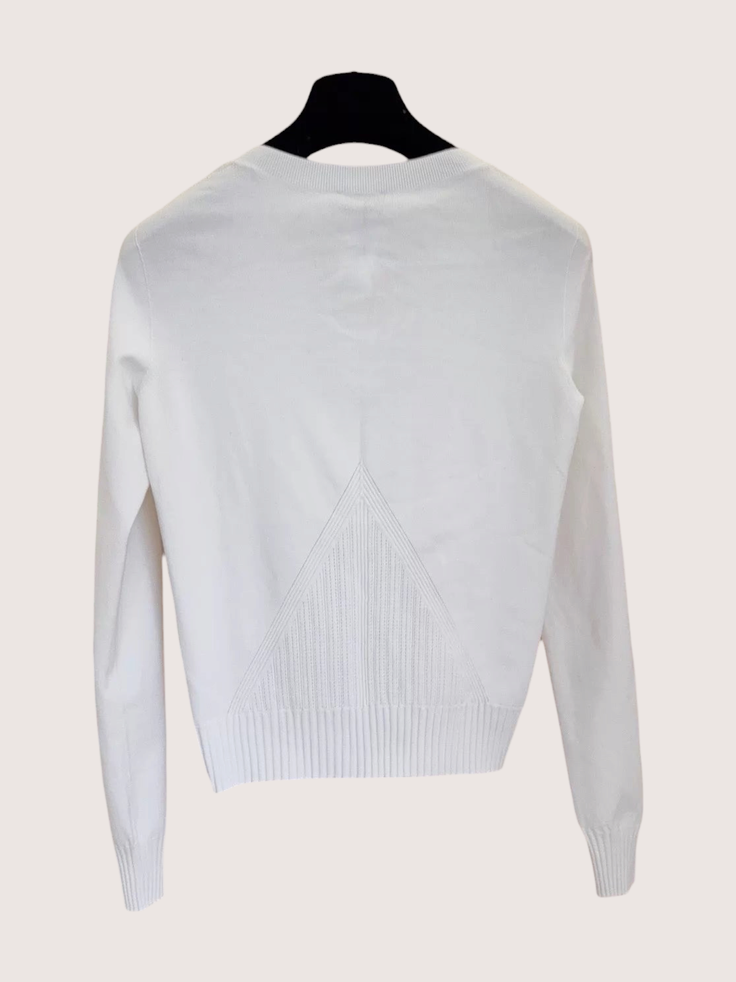 Chanel Knit Openwork Panelled Cardigan - view 2