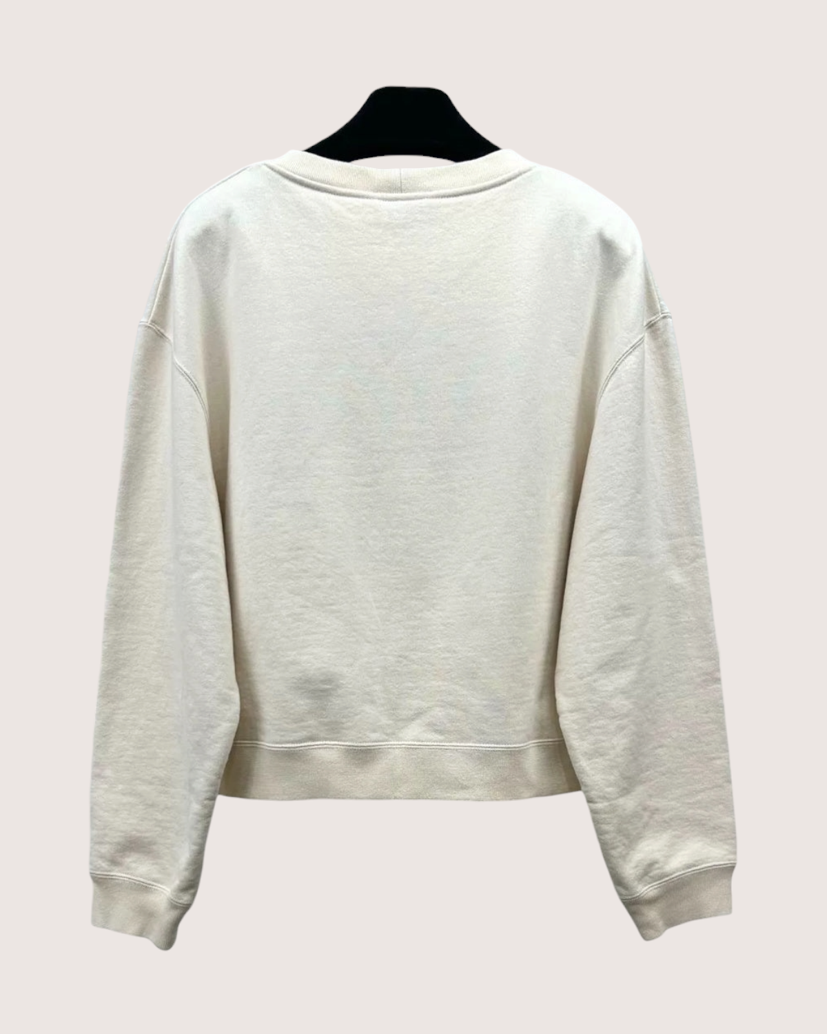 Chanel 20A 21A Rue Cambon Sweatshirt Beige/Ecru FR 38