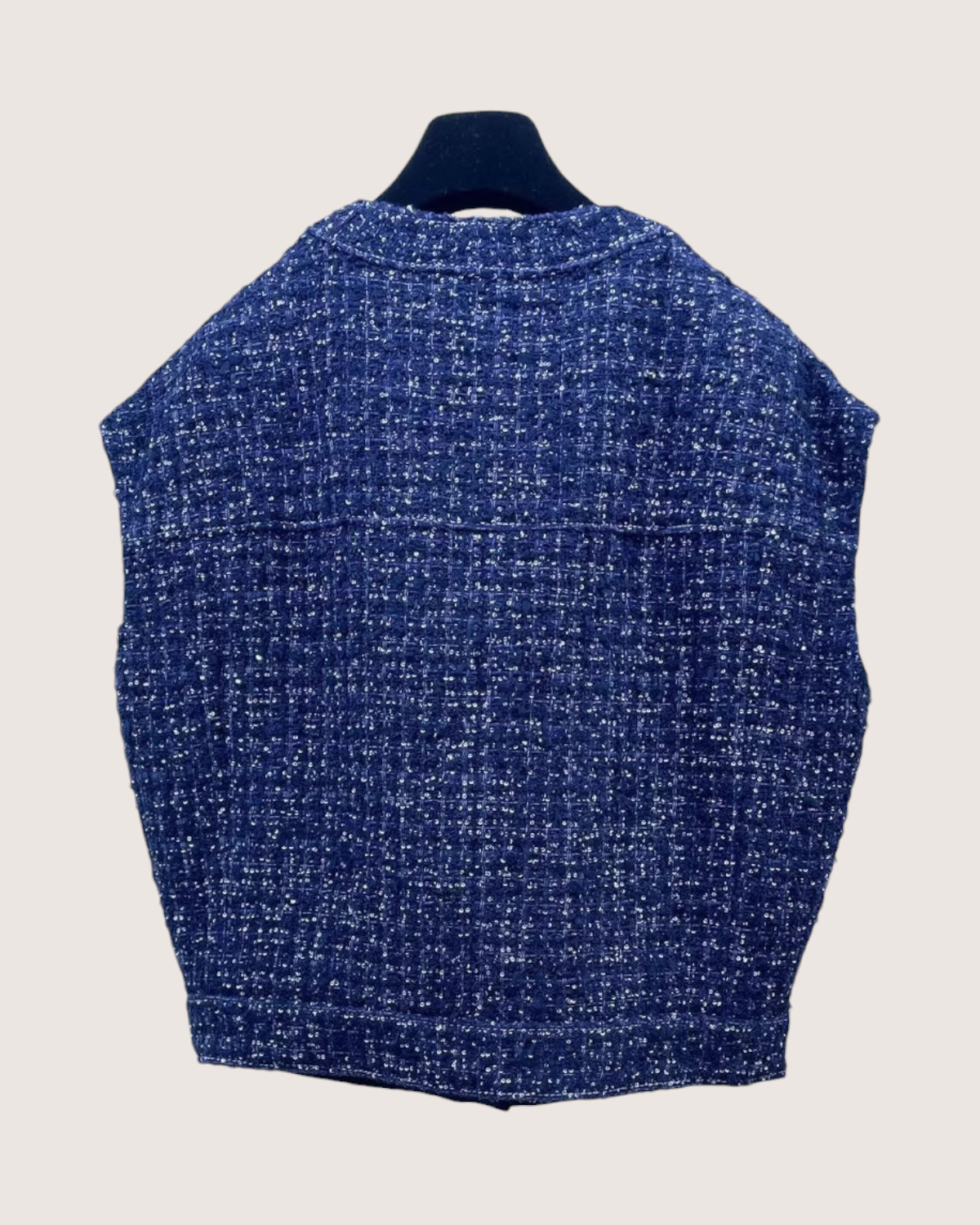 Chanel 25P Sequin Tweed Vest