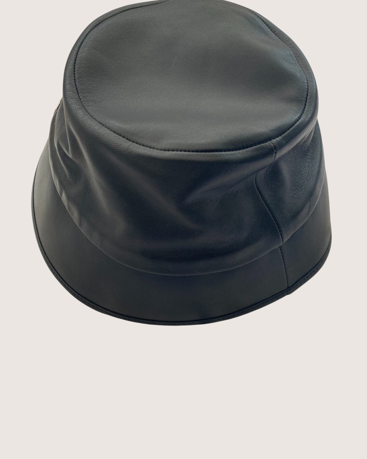 Chanel 23S Lambskin Bucket Hat Black One Size