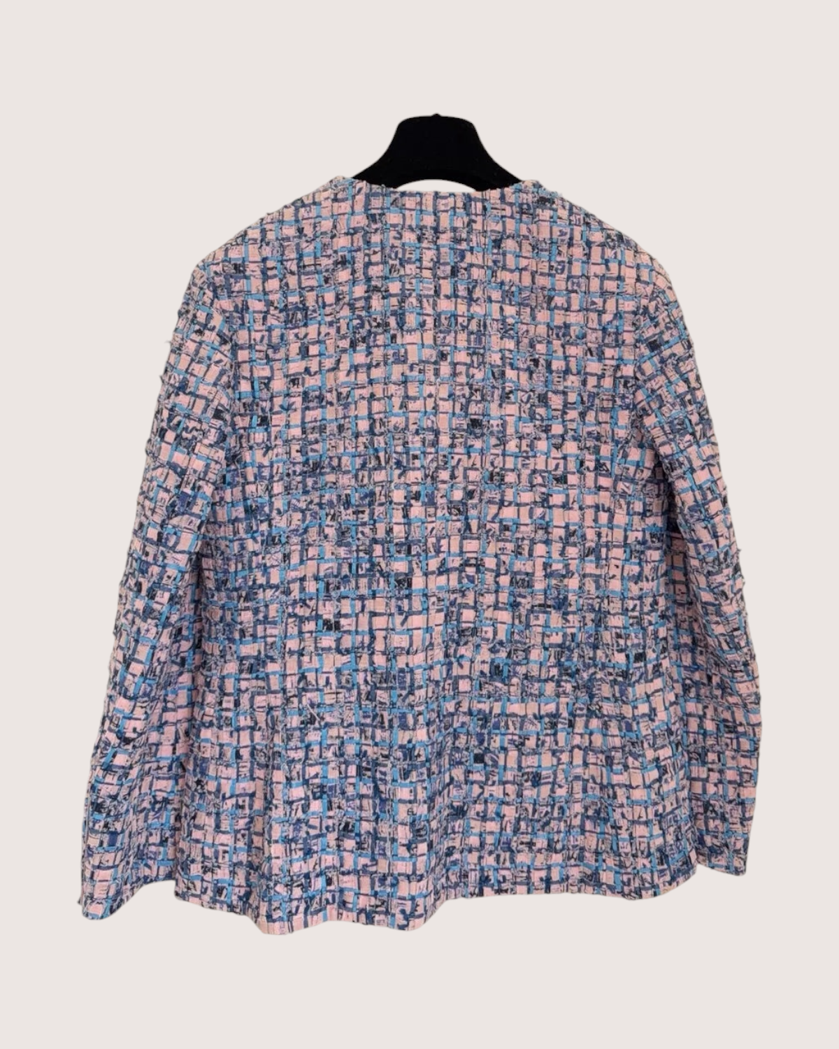 Chanel 21P Four-Pocket Braid-Trim Tweed Jacket