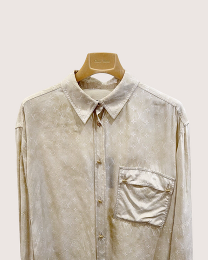Louis Vuitton Monogram Shirt Beige/Ecru FR 40