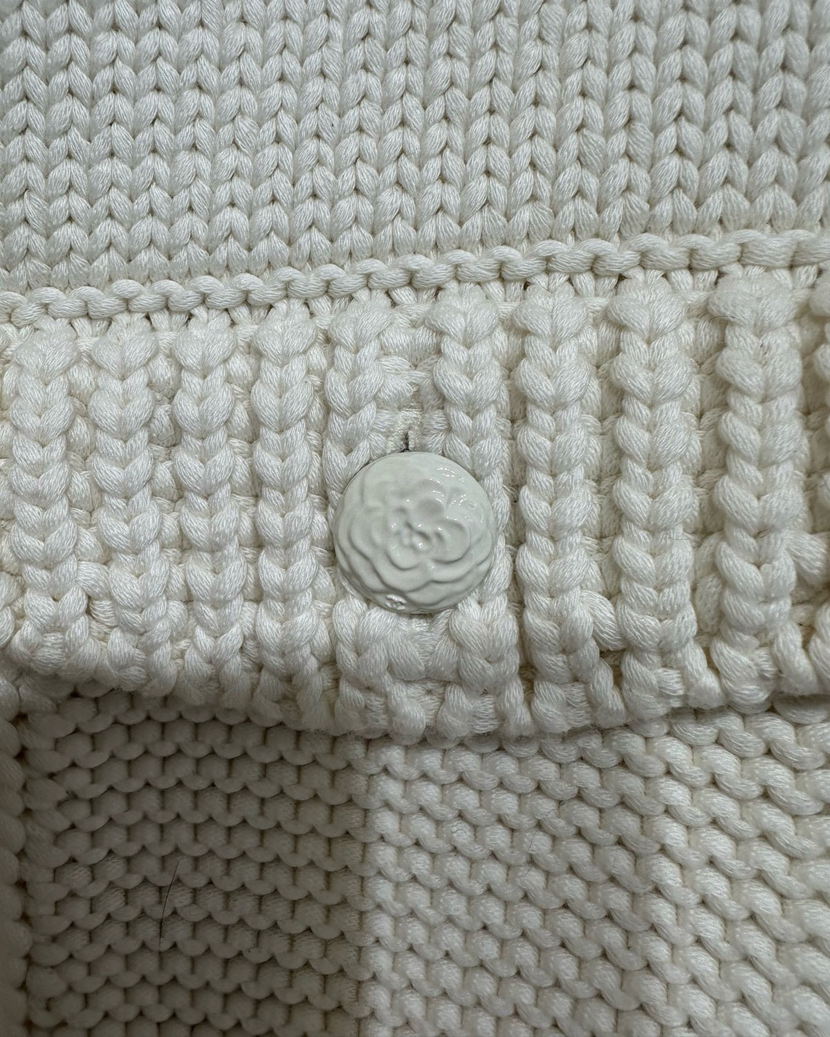 Chanel 25A Cropped Vest White FR 36