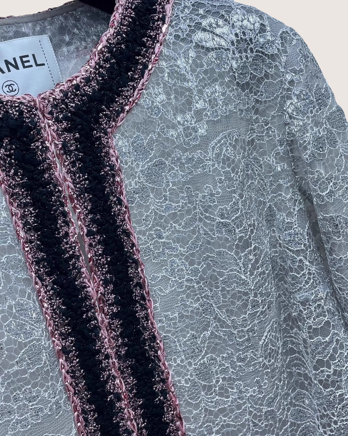 Chanel 23P Braid-Trim Jacket