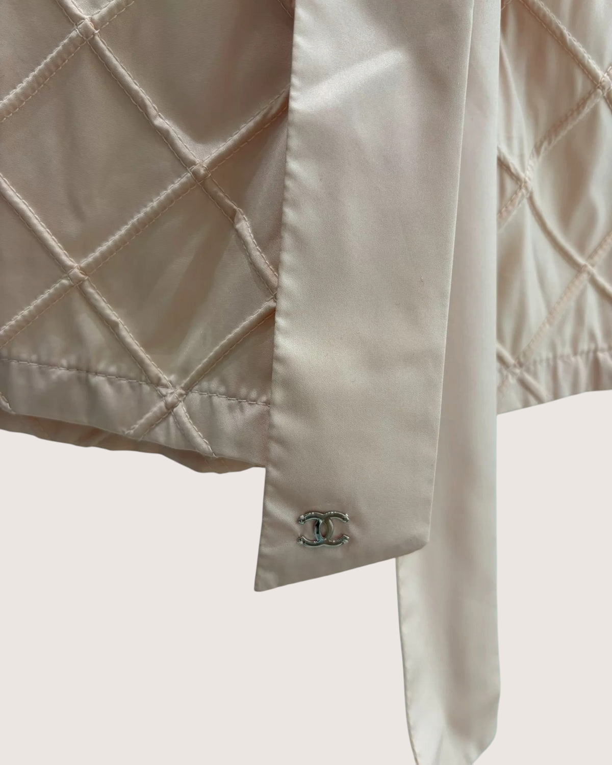 Chanel 25M Coco Beach Quilted Shorts Pink FR 36