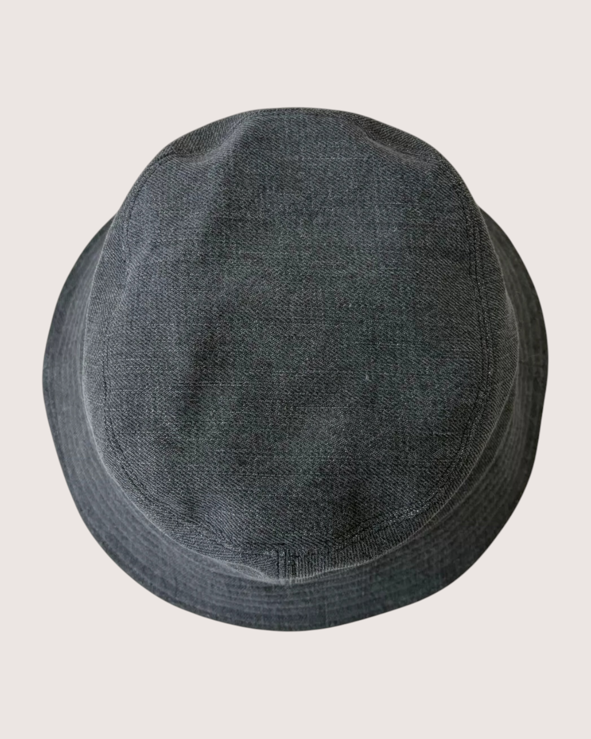 Chanel 22P Sequin Logo Denim Hat Grey One Size