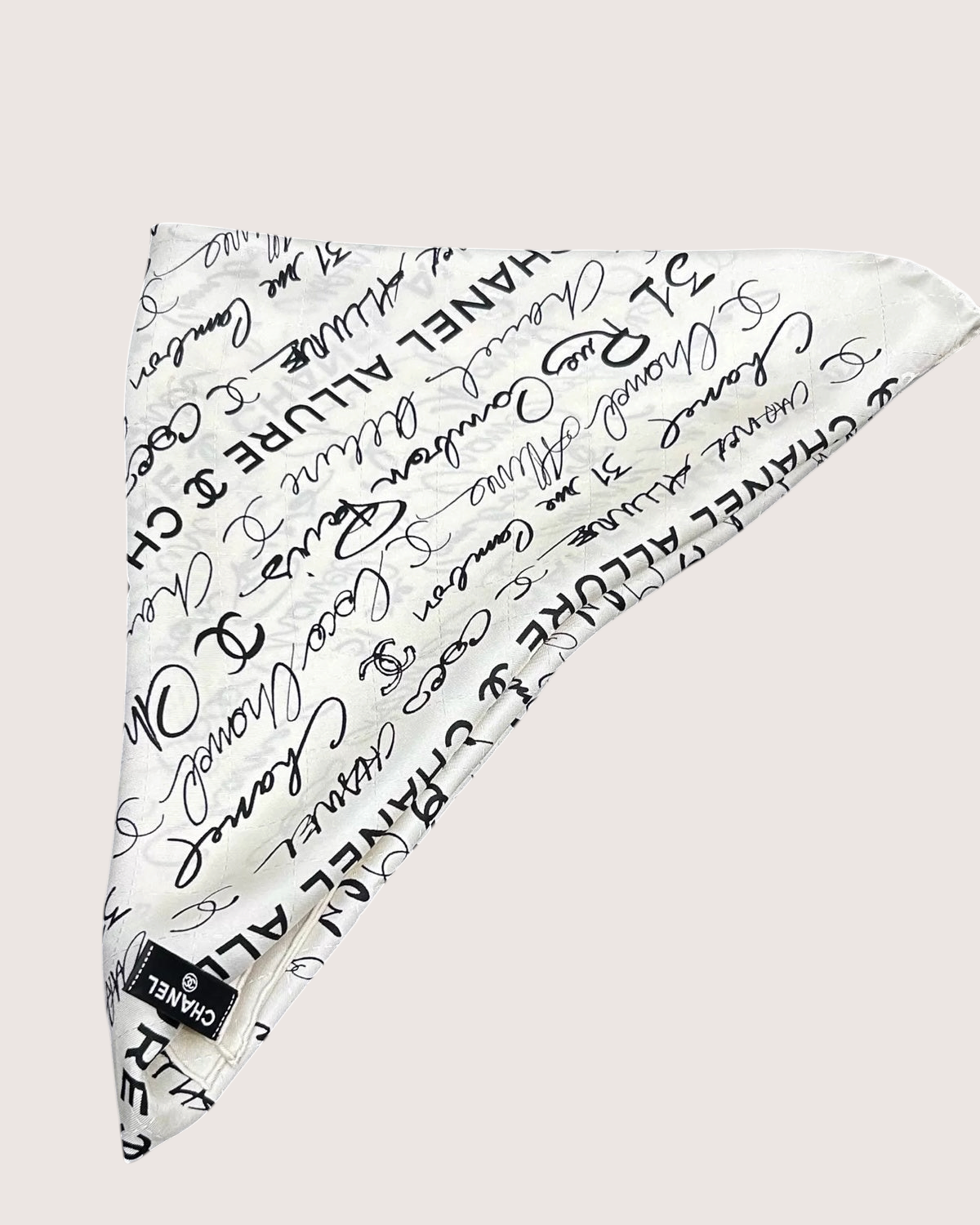 Chanel 23S Monogram Logo Silk Scarf - view 3