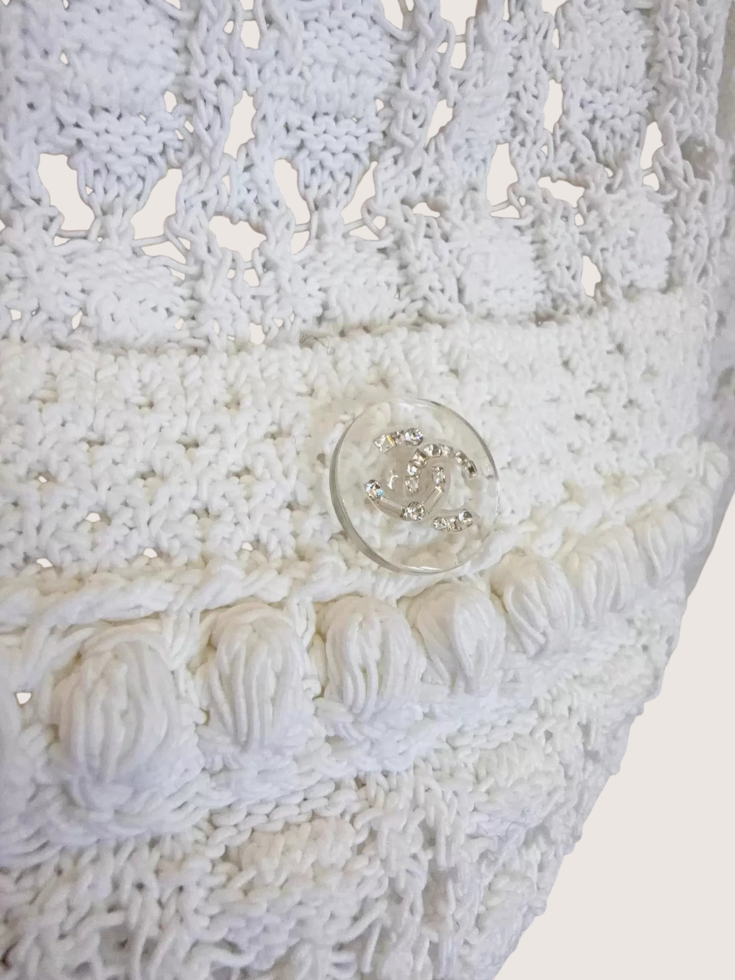 Chanel 26C Crochet Openwork Cardigan