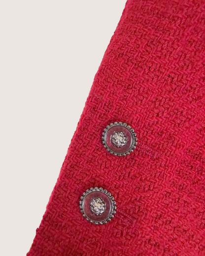 Chanel 24A Four-Pocket Tweed Jacket