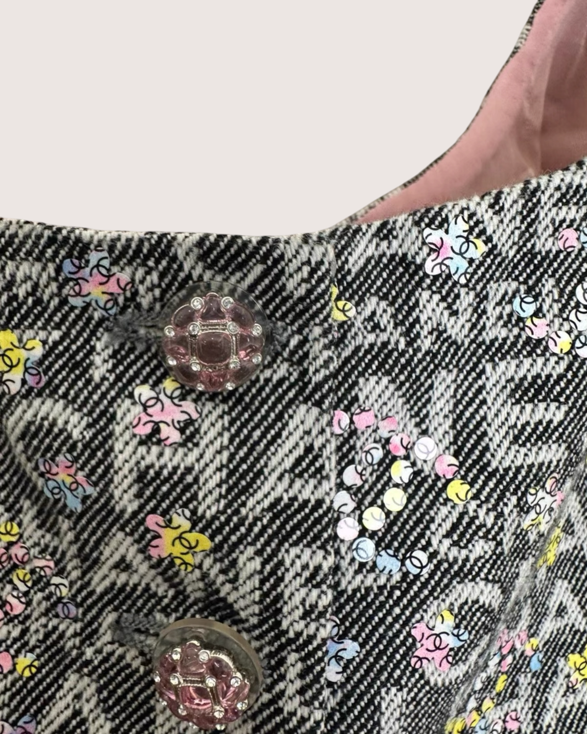 Chanel 24C Denim Crop Top
