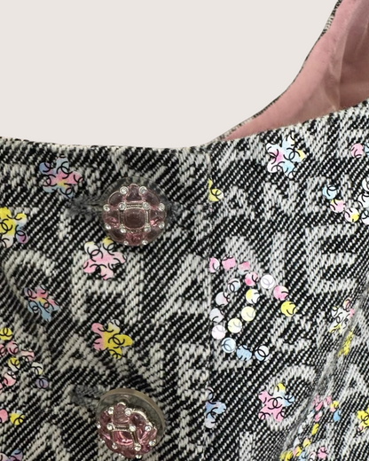 Chanel 24C Denim Crop Top