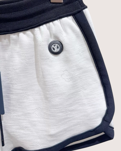 Louis Vuitton Logo Shorts White, Black FR 34