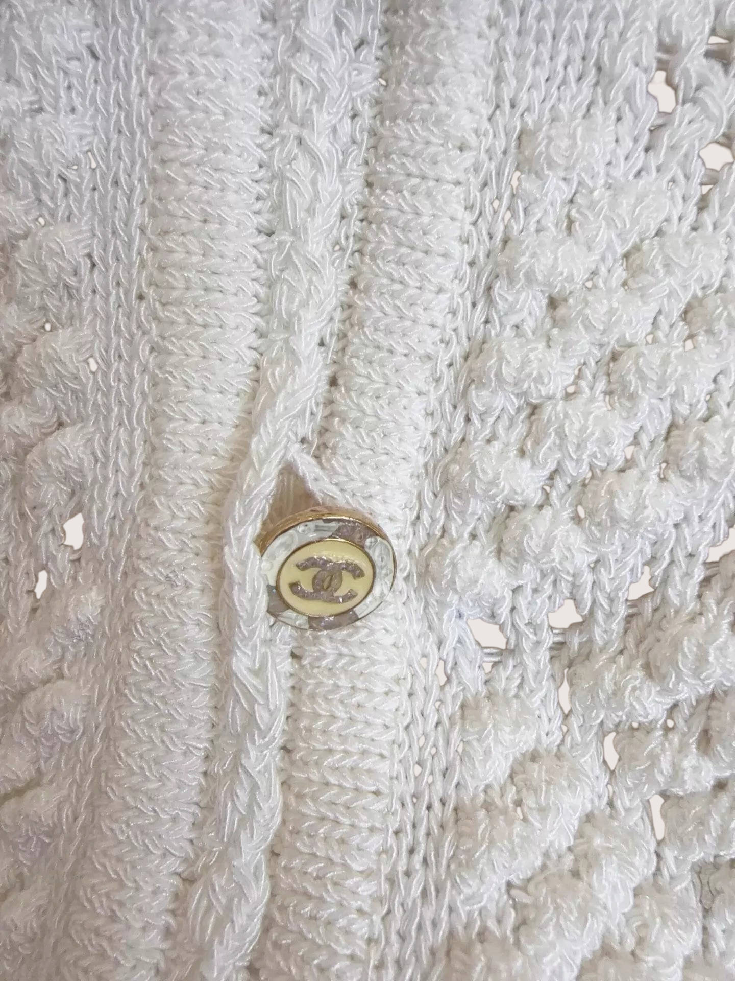 Chanel 24P Openwork Cardigan