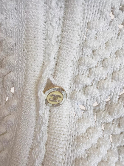 Chanel 24P Openwork Cardigan