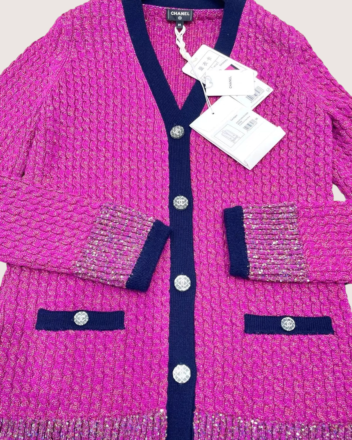 Chanel 21K Sequin Cardigan