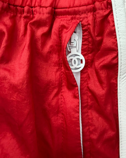 Chanel 26M Coco Beach Shorts Red, White FR 38