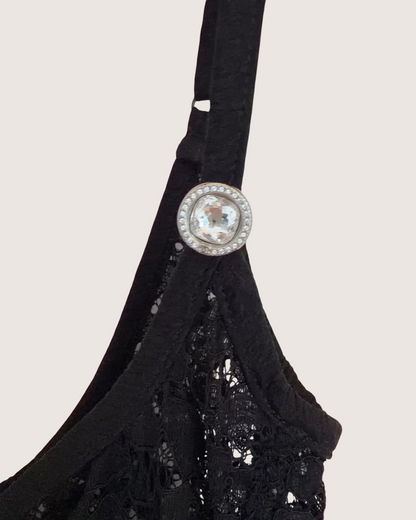 Chanel 21K Camisole Top Black FR 36