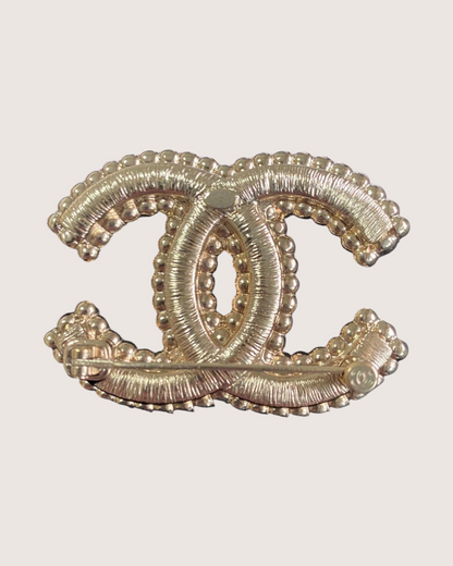 Chanel 21K Pearl Brooch One Size