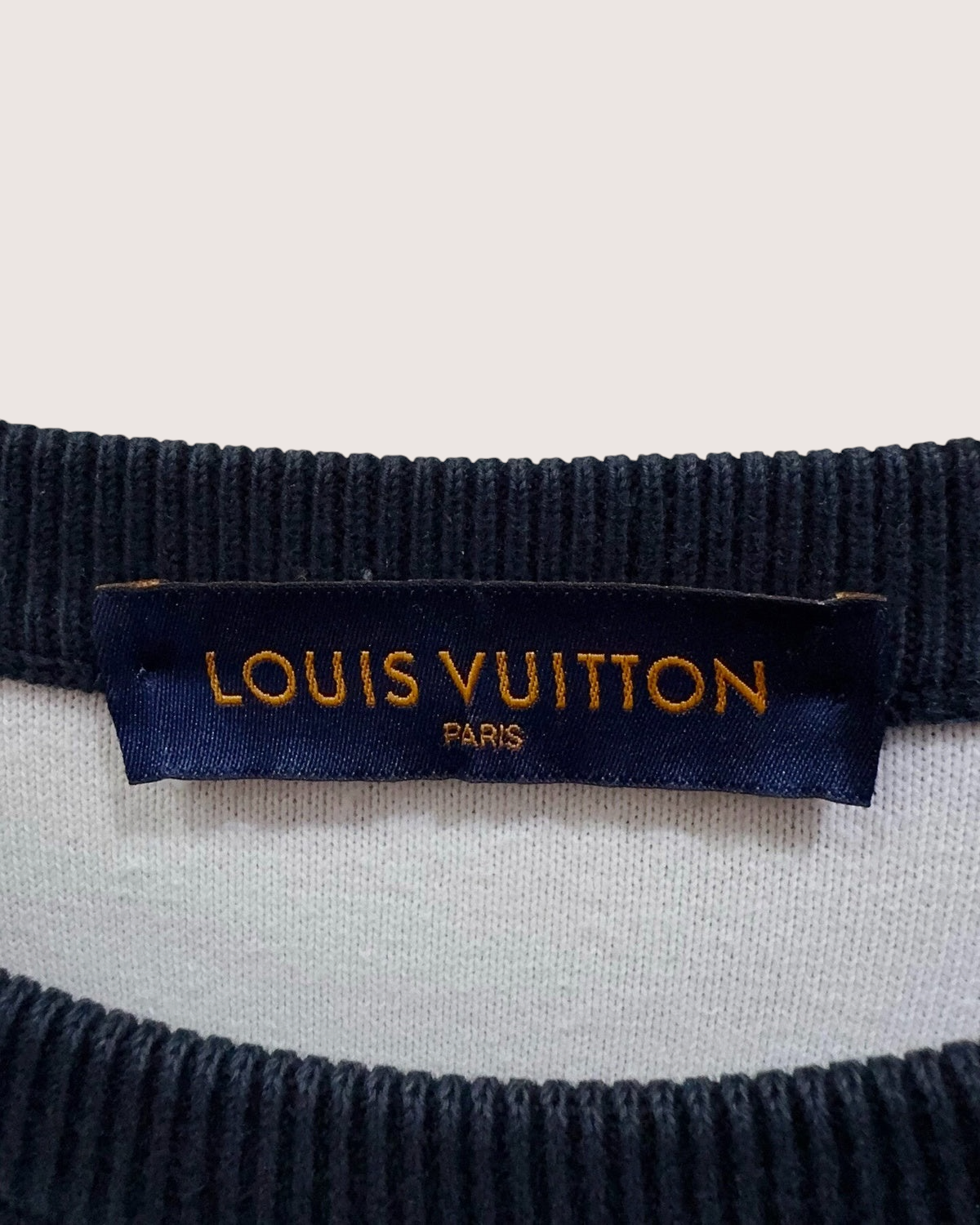 Louis Vuitton Gradient Monogram Sweater Navy, White FR 36