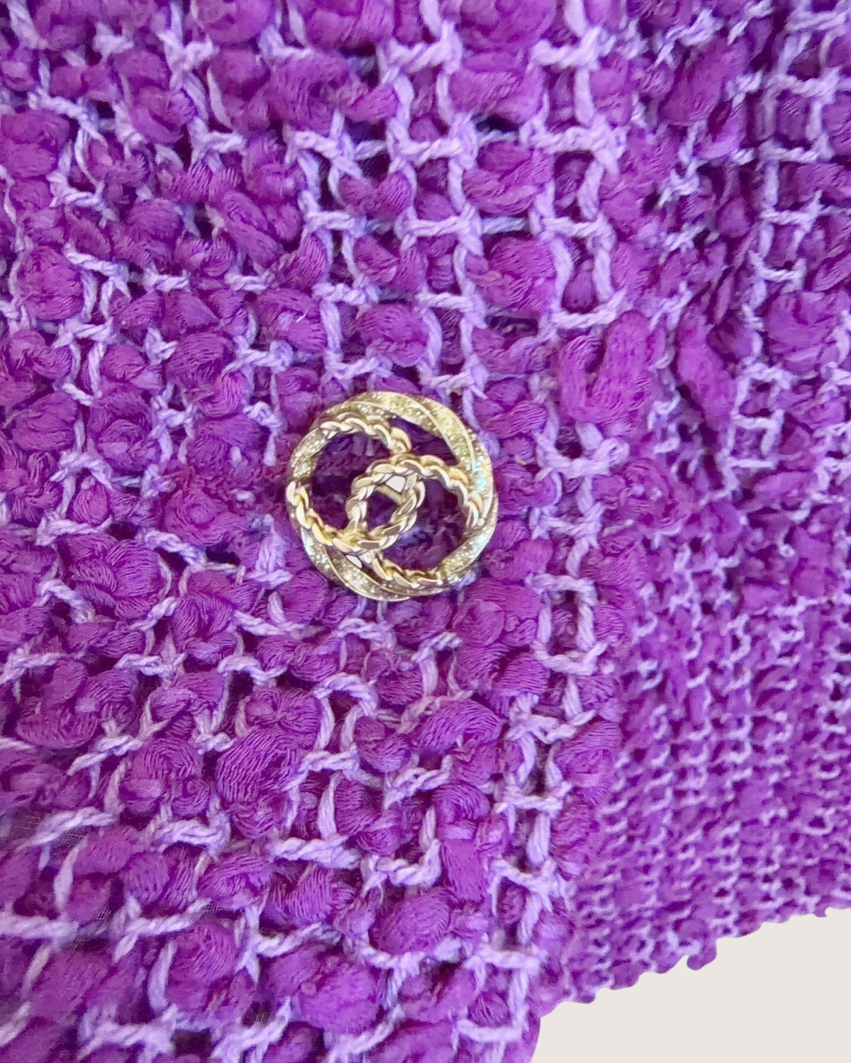 Chanel 21C Tweed Jacket Purple, Pink FR 38