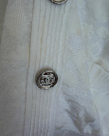 Chanel 23A Short-Sleeve Cardigan