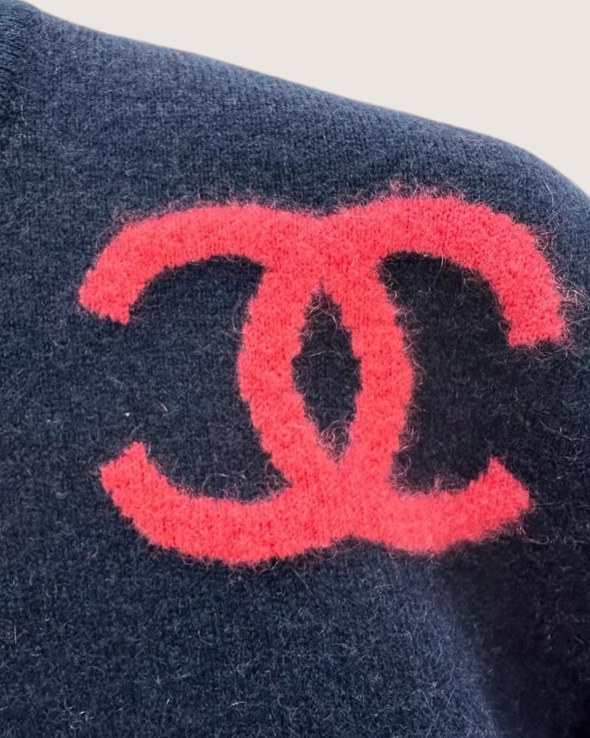 Chanel CC Cashmere Logo Sweater - view 3