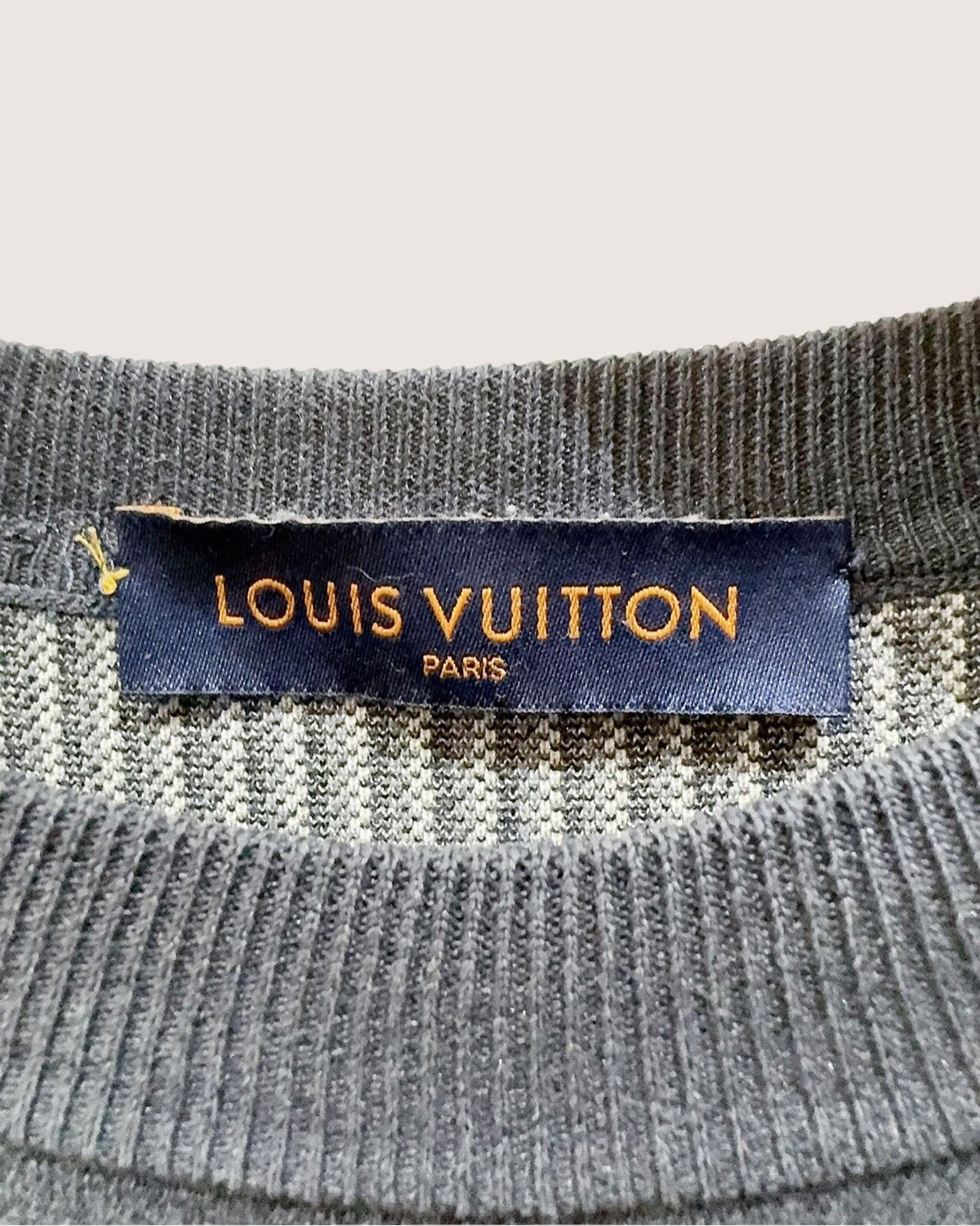 Louis Vuitton Wool Astronaut Sweater Navy, White FR 38