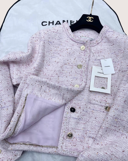 Chanel 26P Sequin Tweed Jacket