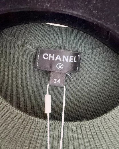 Chanel 22K CC Logo Wool Sweater
