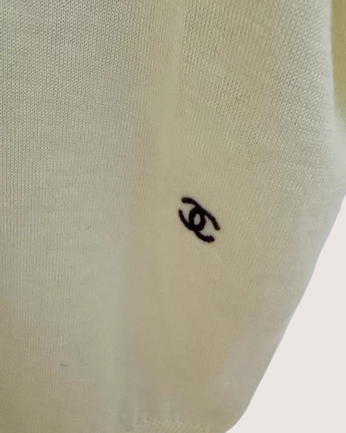Chanel 26P Wool Silk Short-Sleeve Top - view 3