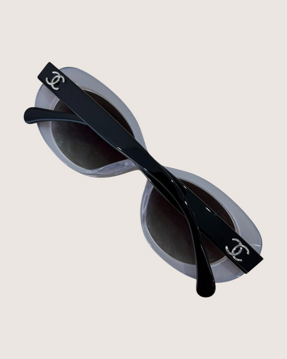 Chanel 25N Coco Neige Ski Sunglasses Grey, Black One Size
