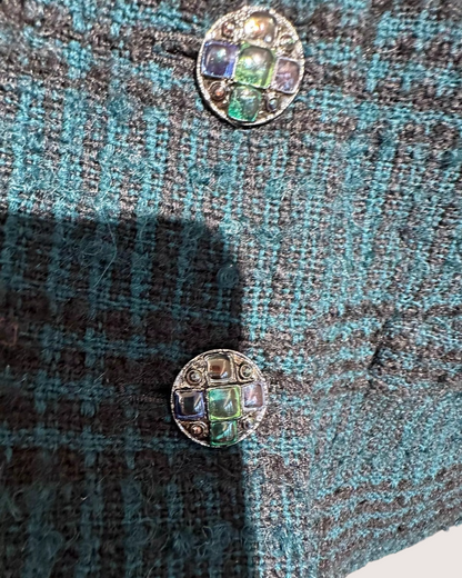 Chanel 24A Plaid Tweed Jacket