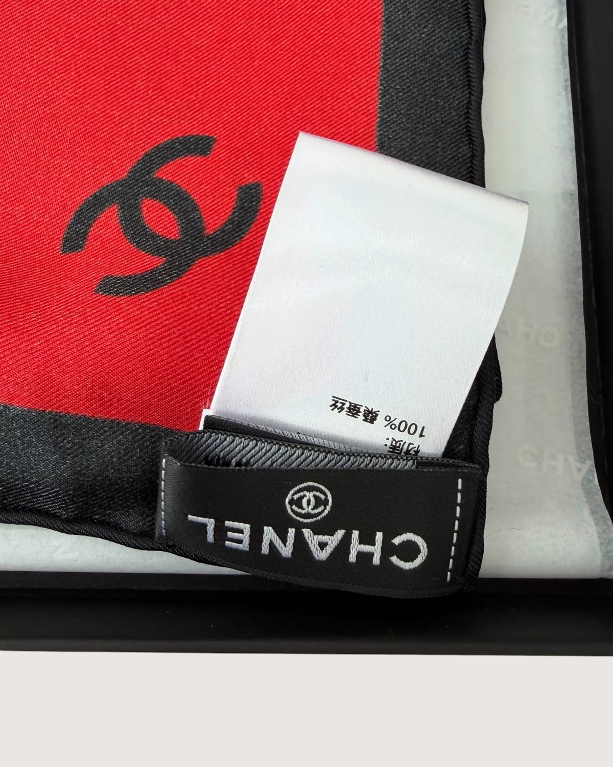 Chanel 26S Panelled Scarf Pink, Red, Multicolor One Size