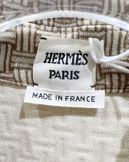 Hermès Tweed Jacket Beige/Ecru, Grey, Yellow FR 40