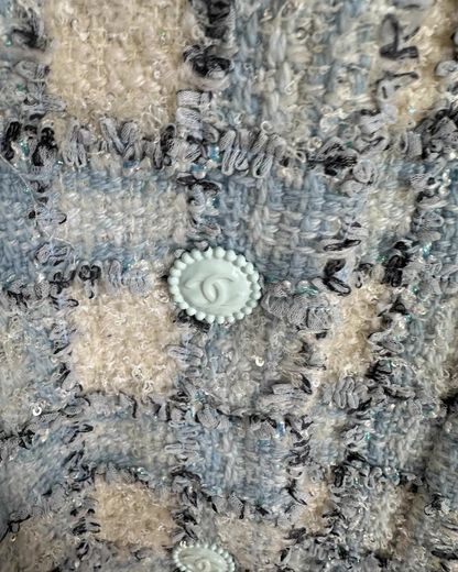 Chanel 22B Plaid Tweed Jacket