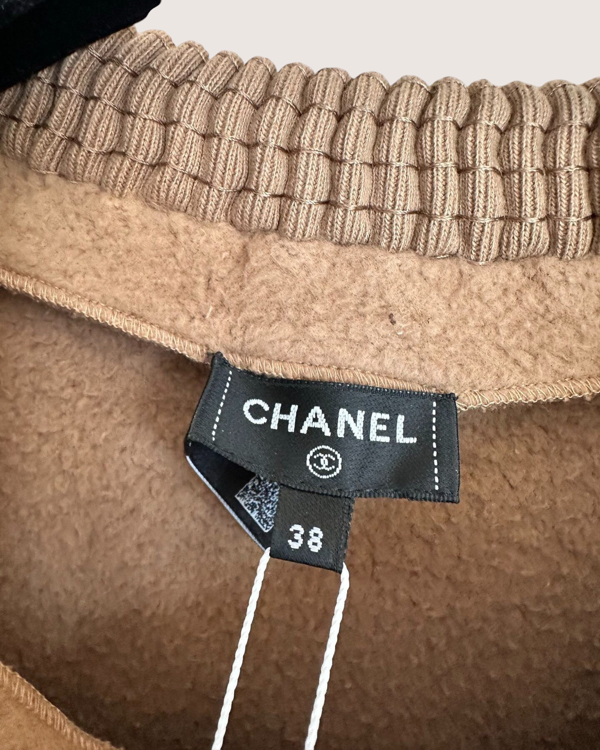 Chanel 24K CC Sweatshirt Brown, Beige/Ecru FR 38