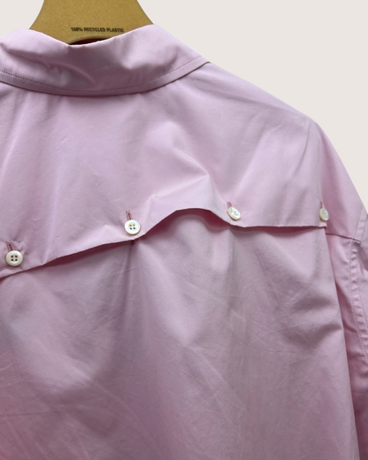 Miu Miu Embroidered Logo Shirt Pink FR 34
