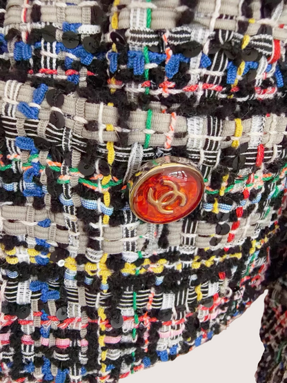 Chanel 23C Cropped Tweed Jacket